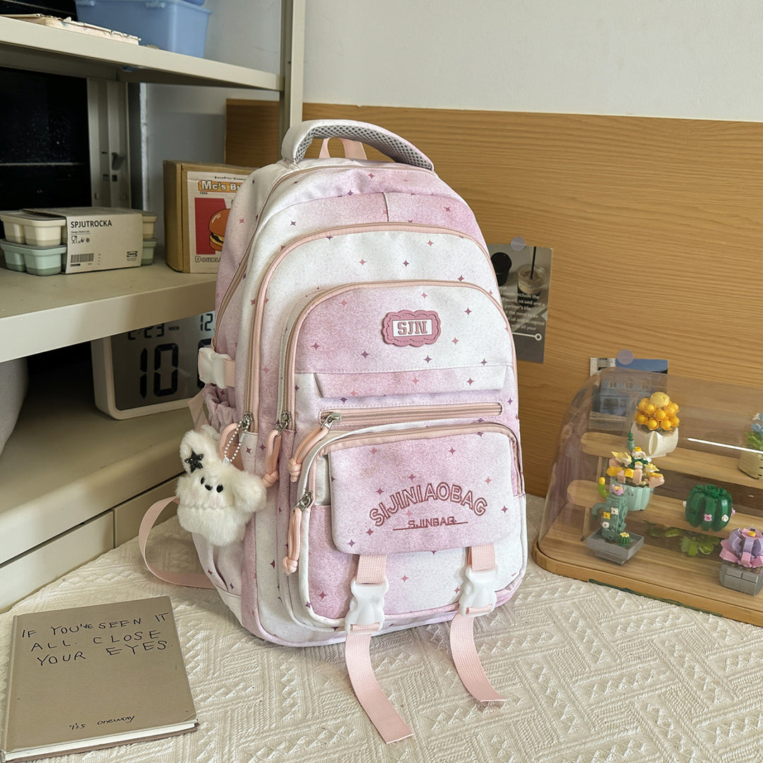 Charming Star Print Backpack