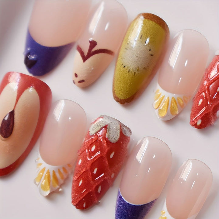 Artistic Gel Nail Art Design Bowlift