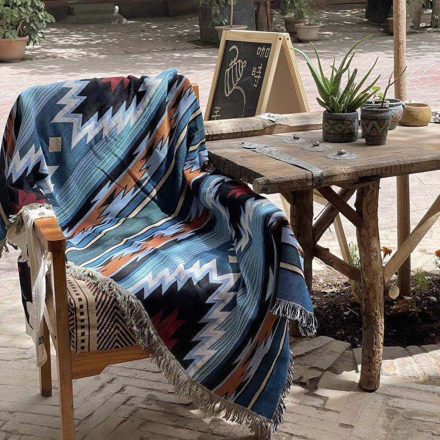 Cozy Tribal Throw Blanket