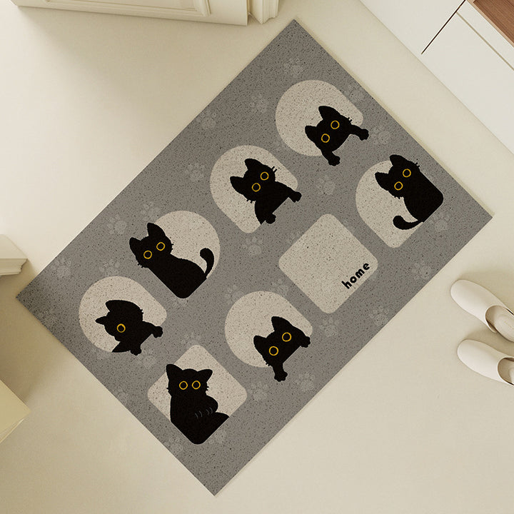 Cat-Themed Area Mat Bowlift