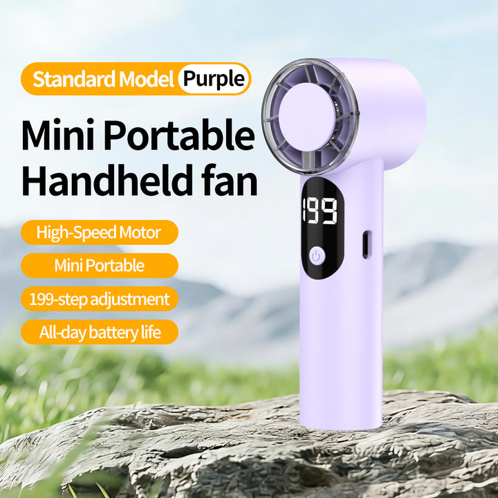 Unisex High-Performance Rechargeable Handheld Fan Bowlift