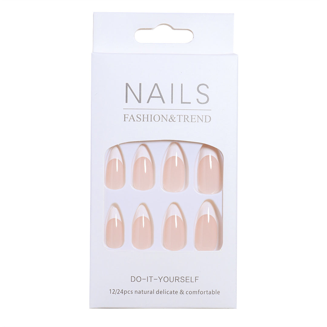 Elegant French Tip Press-On Nails Bowlift 1787224920