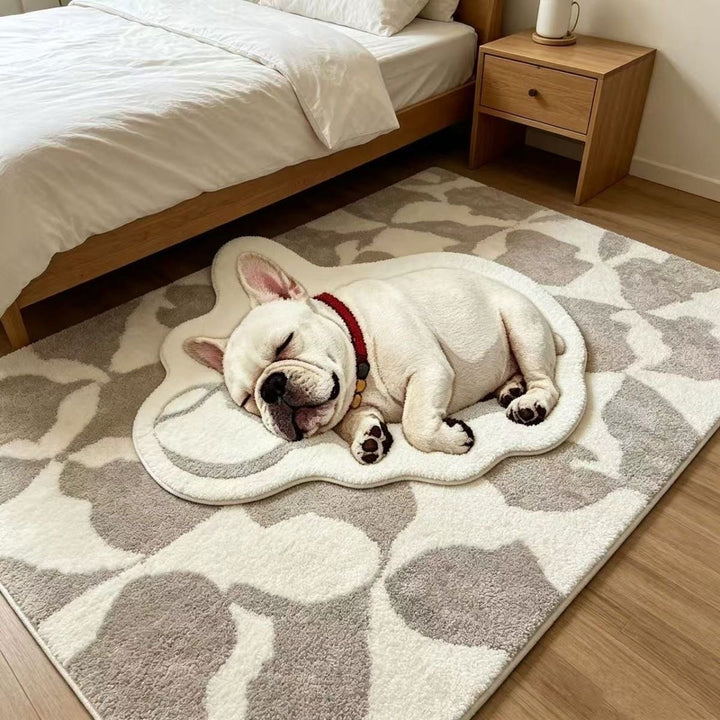 Cartoon Dog-Shaped Area Rug