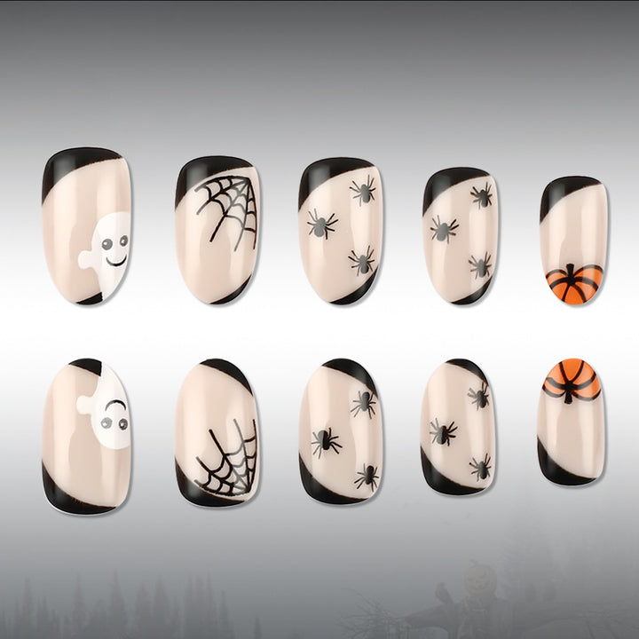 Halloween-Themed Nail Art Design Bowlift