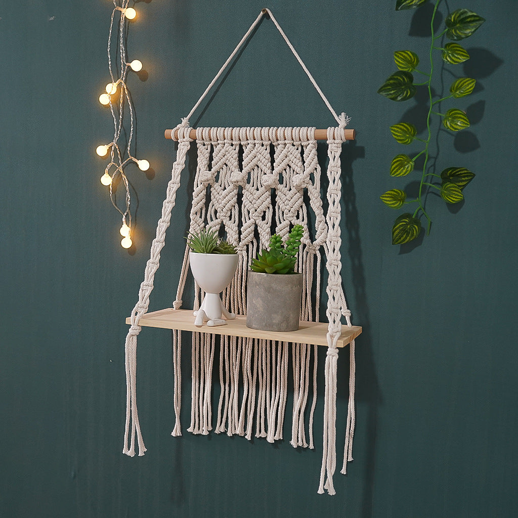 Macrame Wall Hanging Organizer Bowlift
