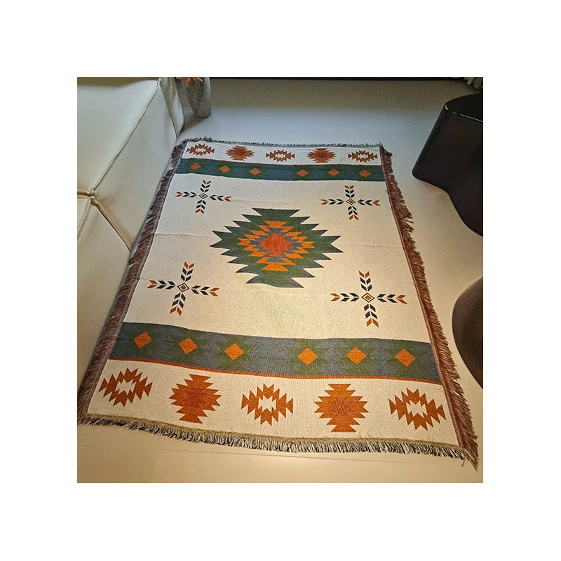 Native American-Inspired Decorative Throw Blanket