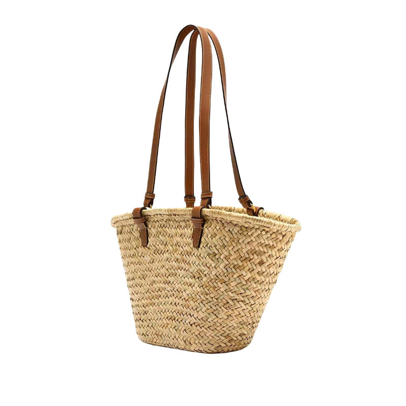 Elegant Braided Beach Bag Bowlift