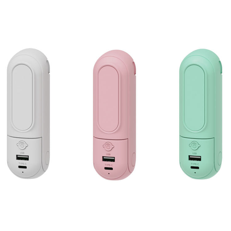 Women's portable smartphone fan with integrated power bank function Bowlift