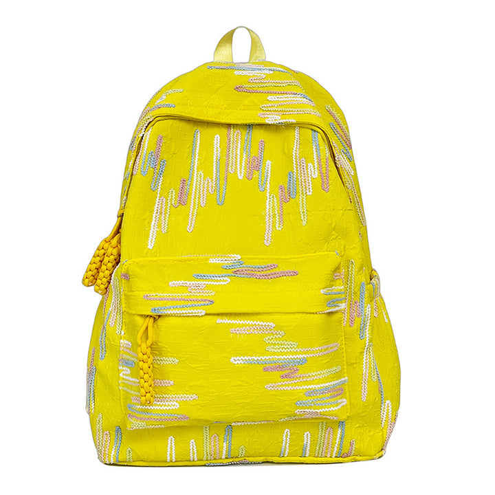 Backpack with Colorful Geometric Design Bowlift