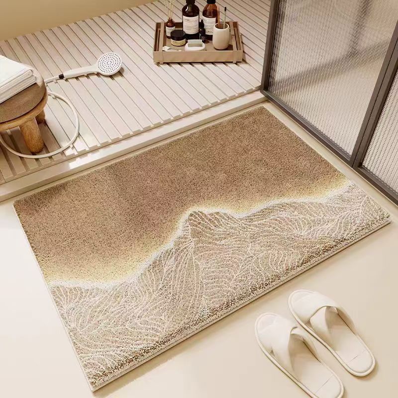 Textured Absorbent Bathroom Mat Bowlift