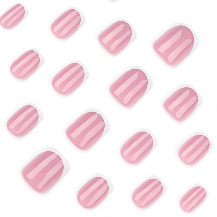 Classic French-Tip Nail Art Bowlift