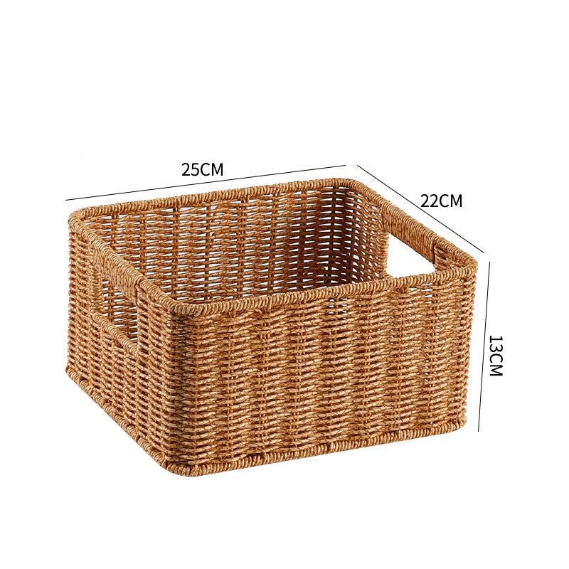 Premium Handwoven Square Storage Basket Bowlift