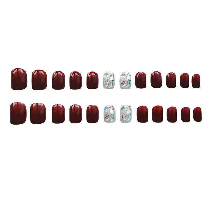 Glamorous Accent Press-On Nail Set Bowlift