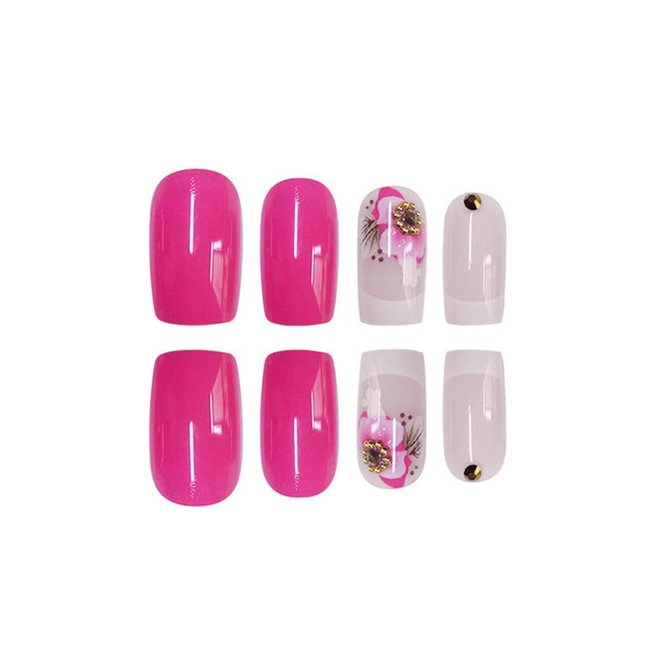 Floral Art Press-On Nail Set Bowlift 1788434384