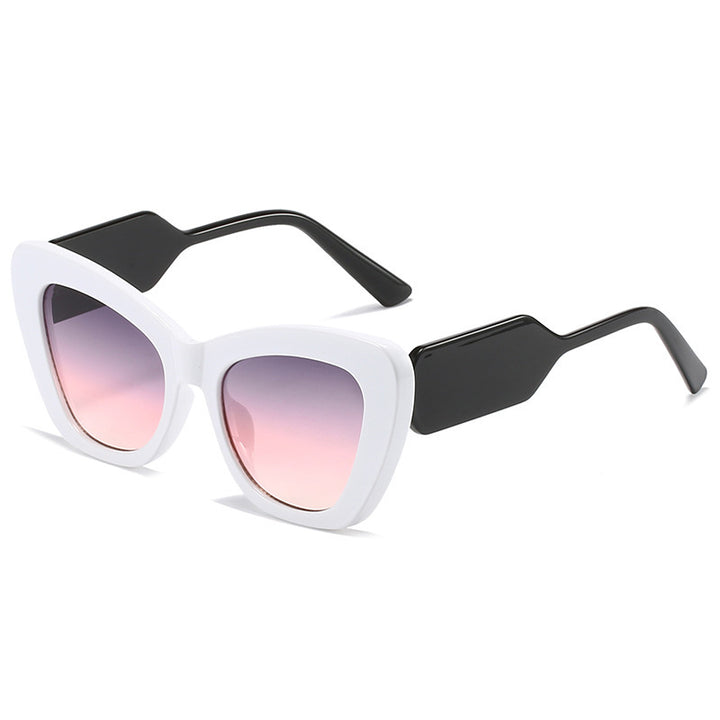 Fashion-Forward Geometric Frame Sunglasses Bowlift