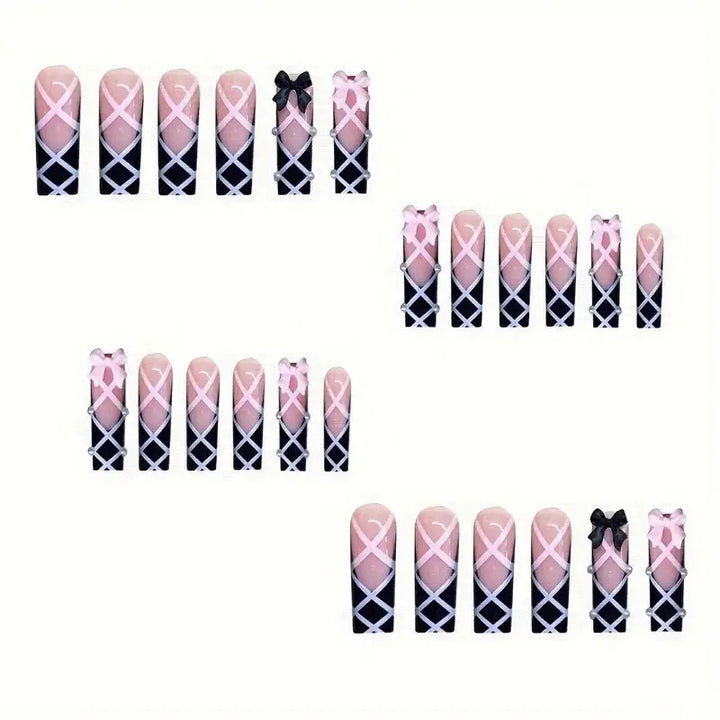 Artistic Long Stiletto Nail Enhancements Bowlift
