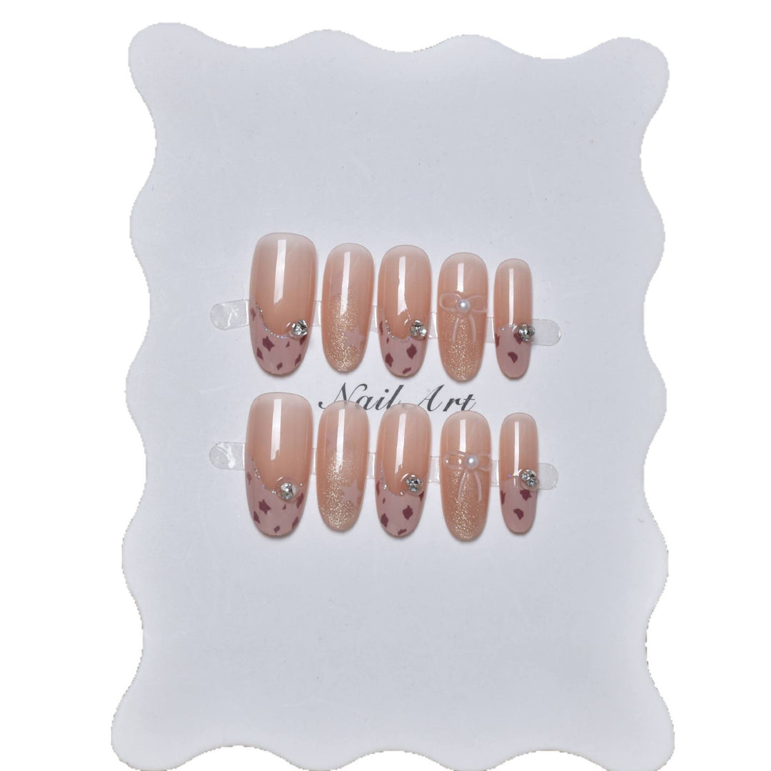 Artistic Themed Press-On Nail Art Bowlift