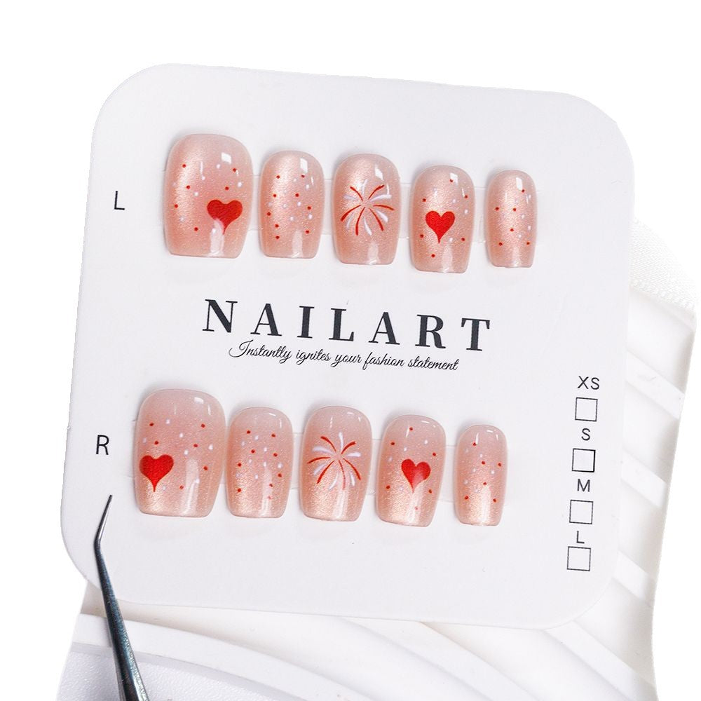 Artistic Glitter Nail Design Bowlift