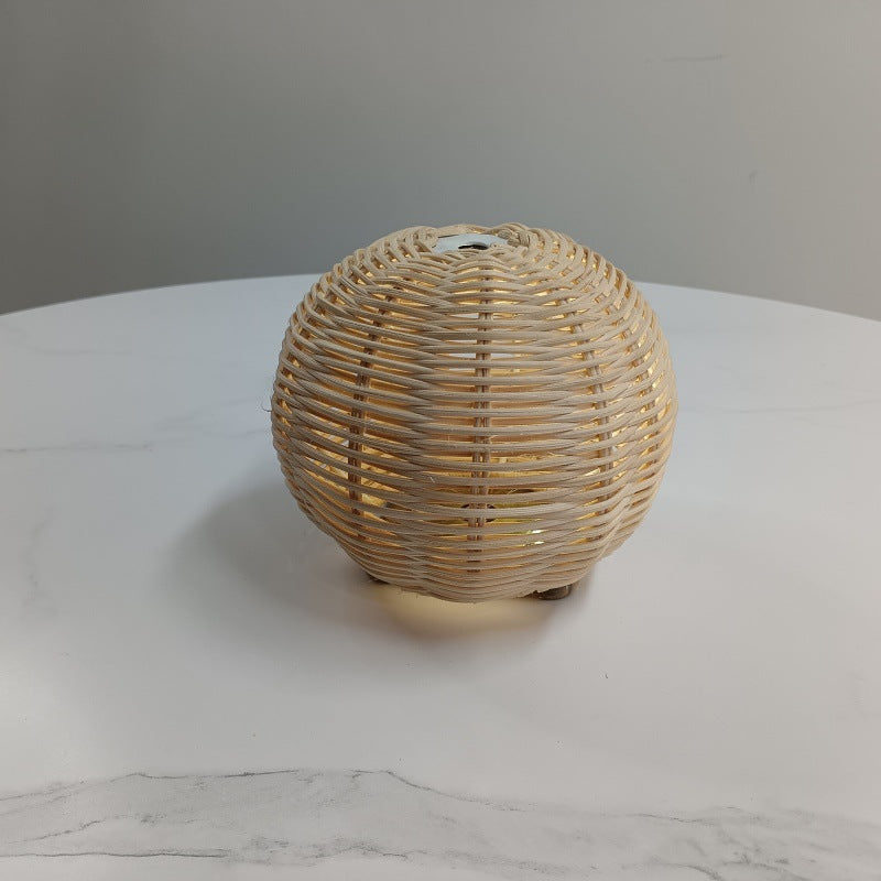 Decorative Woven Sphere Basket Bowlift