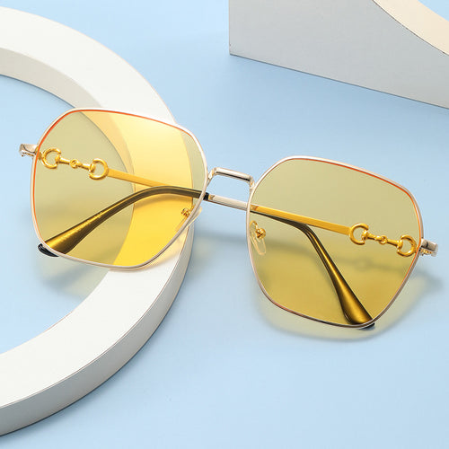 Women's geometric oversized sunglasses Bowlift