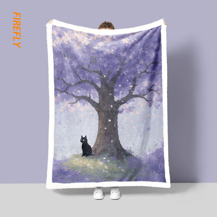 Fun Cartoon Cat Blanket