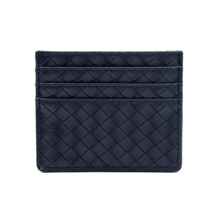 Textured Leather Card Holder