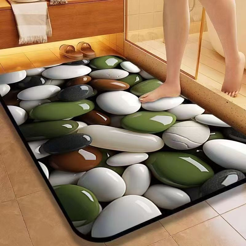 Non-Slip Water-Absorbent Bath Mat Bowlift