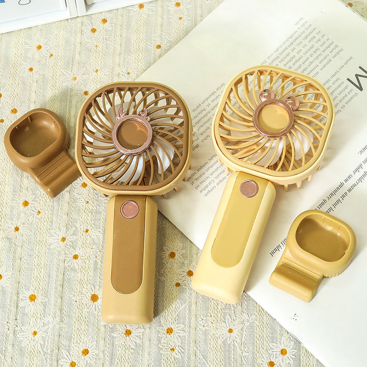 Women's Portable Mini Fan with Adjustable Tilt Angle Bowlift
