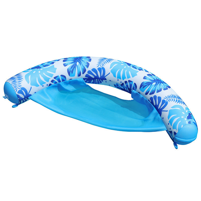 Women's Inflatable Swimming Lounge with Net Support Bowlift