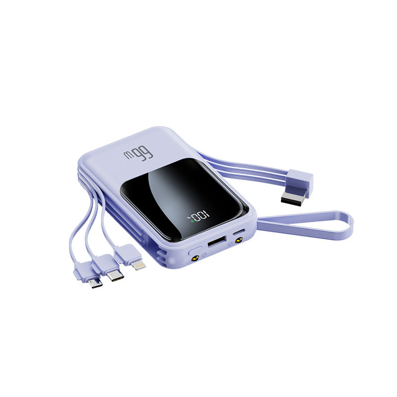 Portable power bank with 66W fast charging function and digital display Bowlift