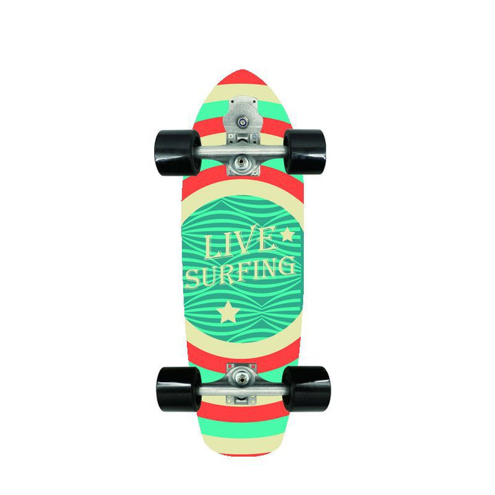 Retro-Inspired Mini Cruiser Skateboard Bowlift