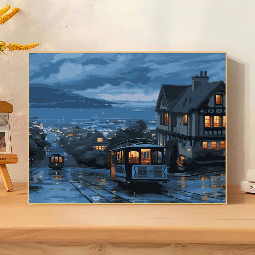 Scenic Landscape Art Canvas Print Bowlift
