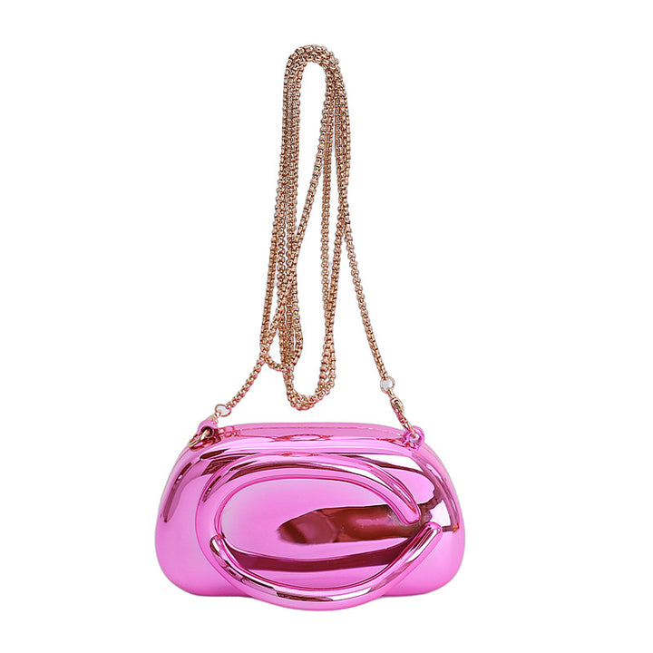 Chic Metallic Evening Clutch Bowlift