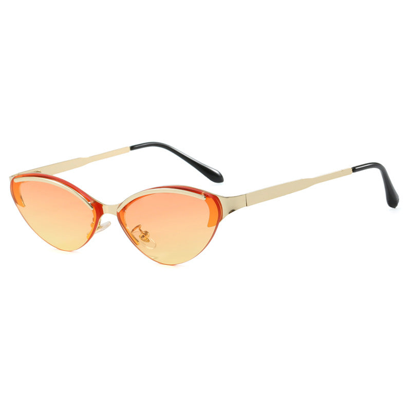 Ladies Cat-Eye Sunglasses with Elegant Frame and UV Protection Bowlift
