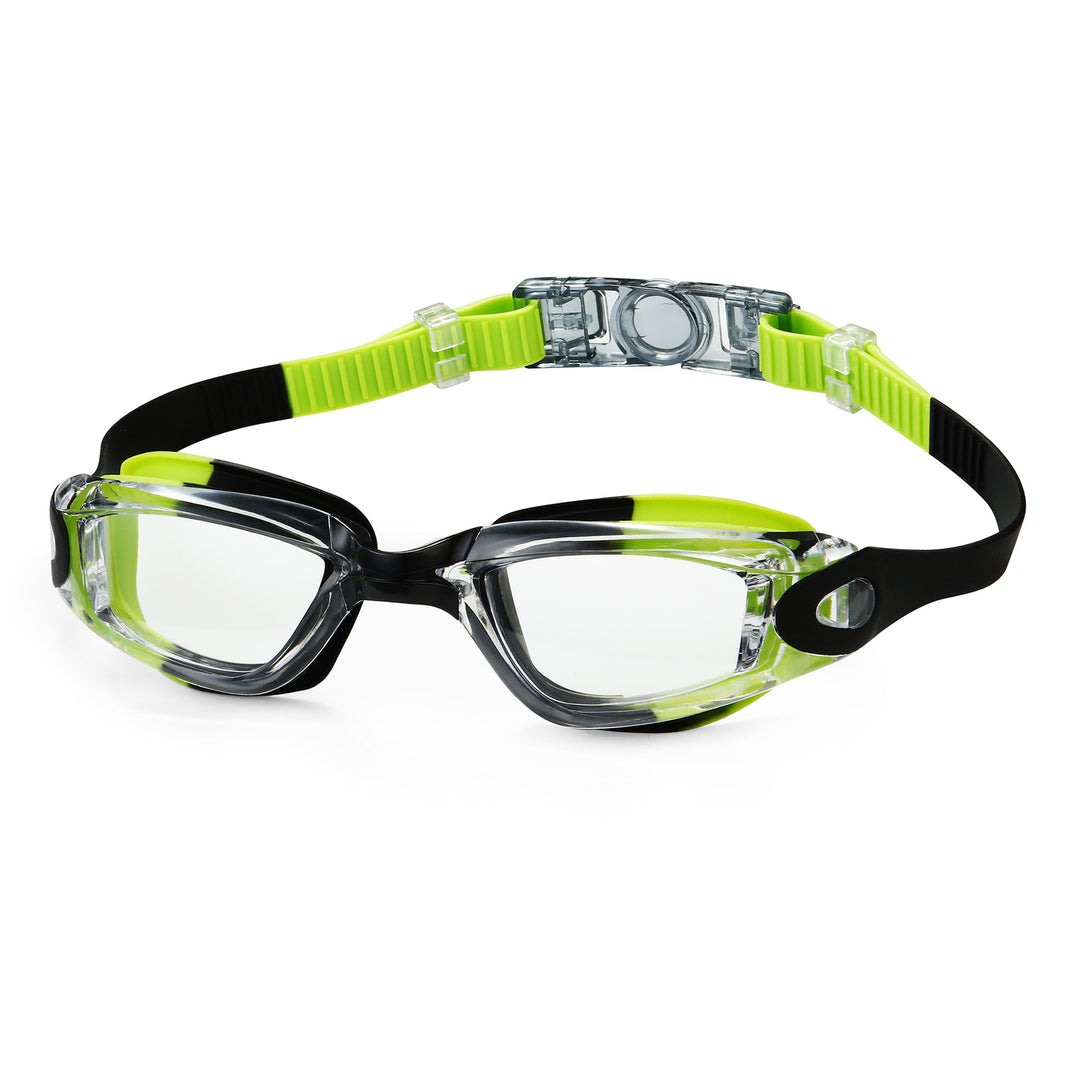 Swim goggles with adjustable head strap and anti-fog technology Bowlift