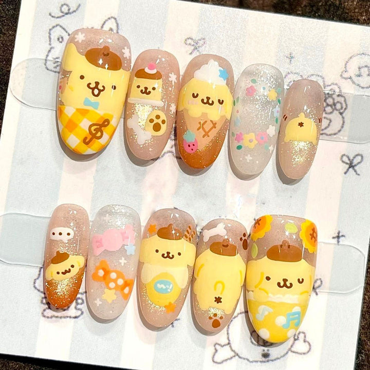 Glamorous Gel Nail Art Extensions Bowlift