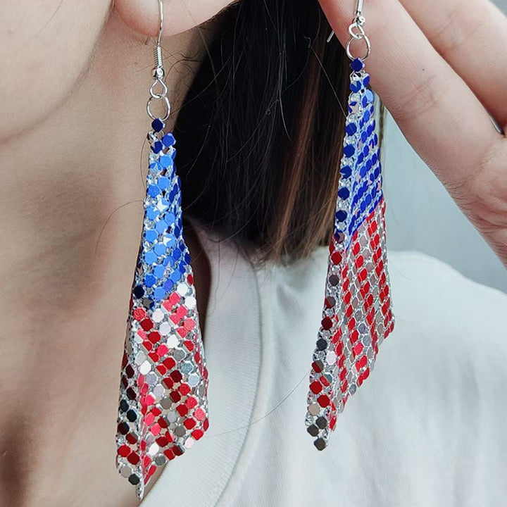 Women's nan chunky beaded hoop earrings with metal leverback clasp Bowlift