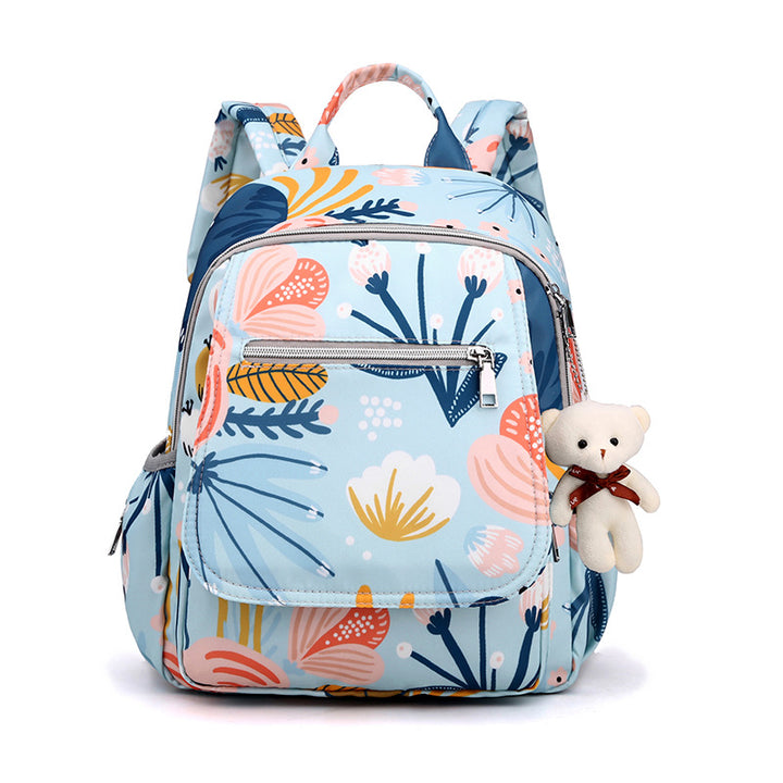 Stylish Lightweight Artistic Print Backpack Bowlift