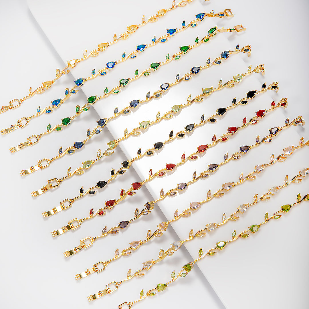 Elegant Floral Design Statement Bracelet Bowlift