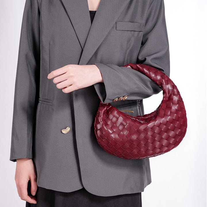 Designer Woven Handbag Bowlift