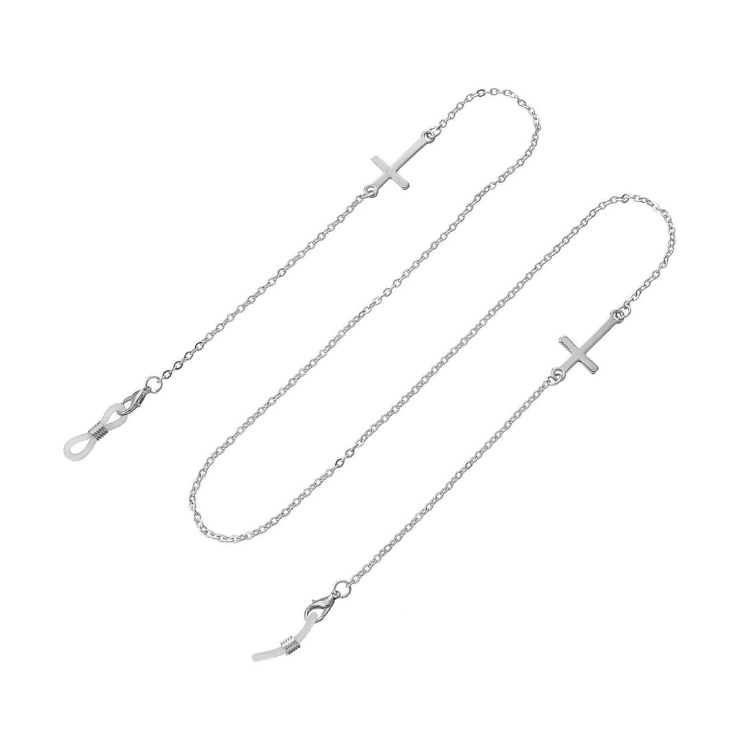 Cross Charm Eyewear Chain Bowlift
