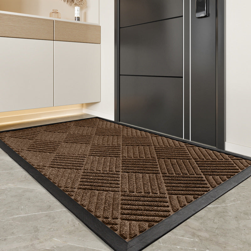 Unisex Durable Chevron Design Entrance Mat Bowlift