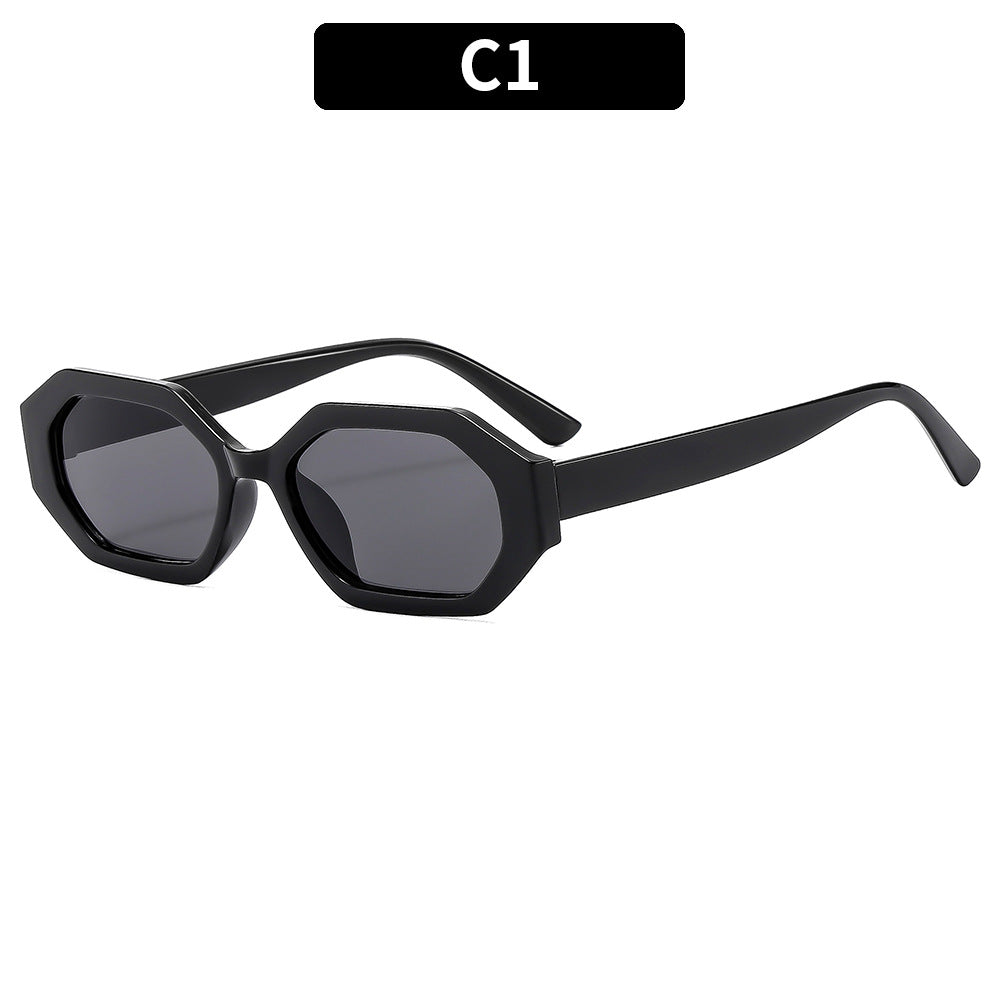 Elegant Oversized Geometric Sunglasses