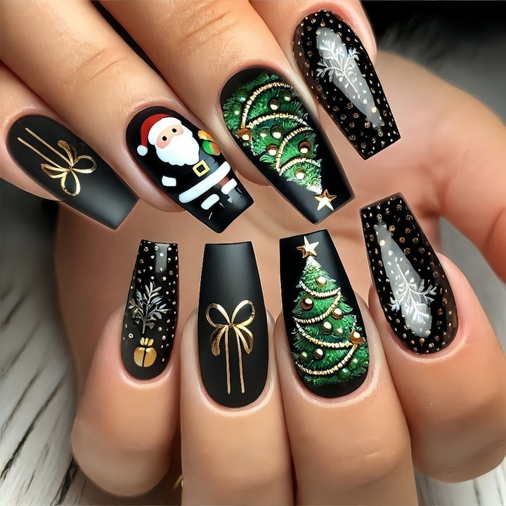 Christmas Art Nails Bowlift