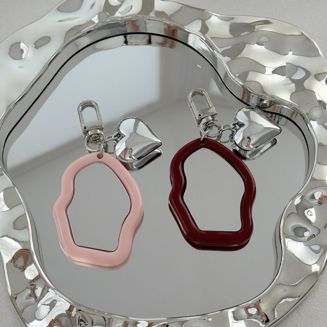 Creative Mirrored Keychain Bowlift