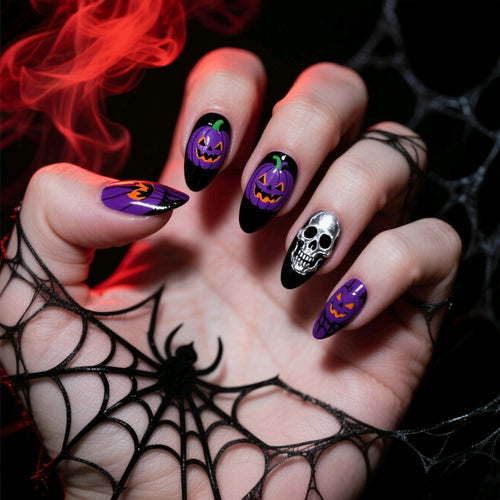 Halloween Fake Nails Bowlift