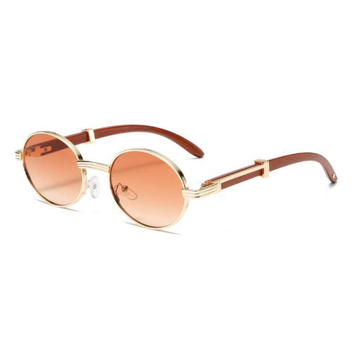 Retro Round Frame Sunglasses
