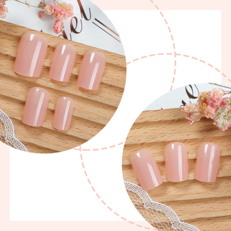 Artificial nail set with high gloss finish and easy-care surface Bowlift