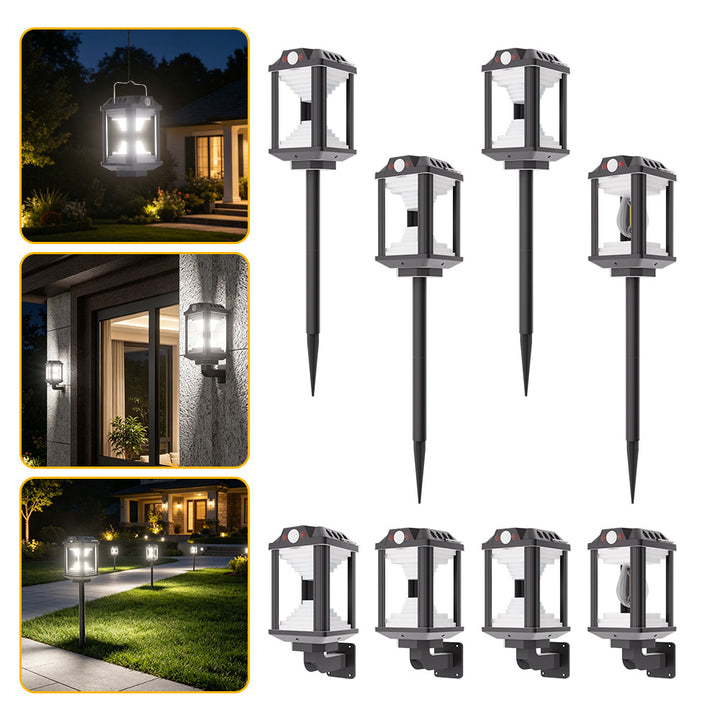 Outdoor Solar LED Lantern Bowlift
