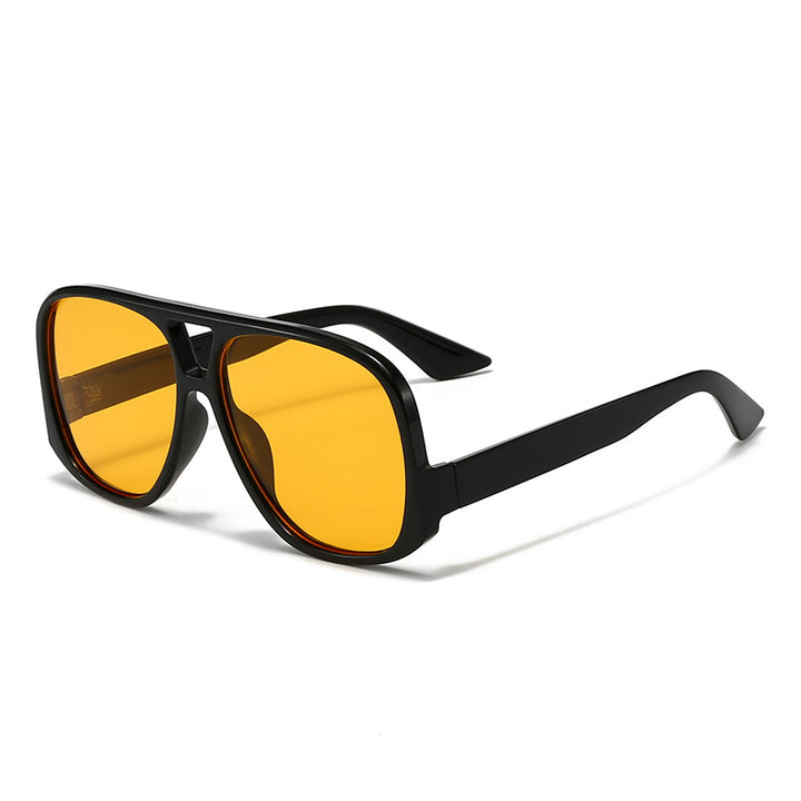Women trendy oversized sunglasses in modern tortoiseshell pattern Bowlift